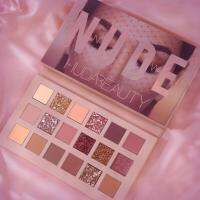 9.9 HUDA BEAUTY​ The​ New​ Nude​ Eyeshadow​ palette​ อายแชโดว์พาเลทโทนสีนู้ด18สี​ ของแท้100%