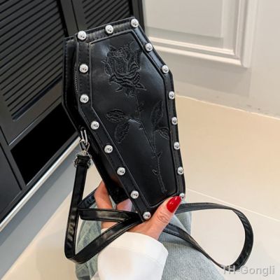 【hot】✸♤❃  New Coffin Purses and Handbags for Gothic Shoulder Small Crossbody Fashion Day Clutches