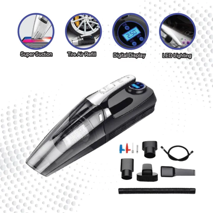 🔥Ready Stock🔥 Rechargeable Cordless Wireless Vehicle 4in1 Vacuum ...