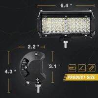 ไฟสปอร์ตไลท์รถยนต์  LED ช่องมองภาพขนาดใหญ่ คานไกลและสั้น กันน้ำ LED024 ไฟหน้ารถ ไฟท้าย ไฟช่วยตัดหมอก สว่างมาก 144W