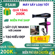 HCMMáy Sấy Tóc Nóng Lạnh Tạo Kiểu Loại Tốt Công Suất 2400W Giúp Tạo kiểu