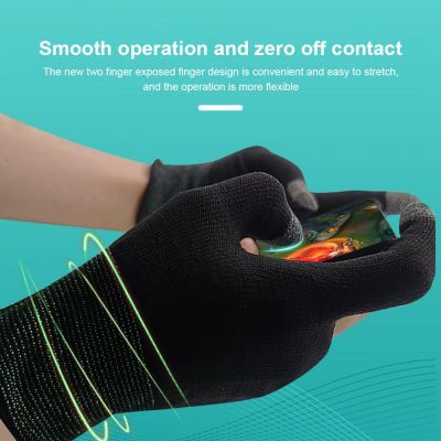 【jw】☃  Gloves Game Controller for Non-Scratch Anti Sweat Proof Sensitive Thumb Sleeve