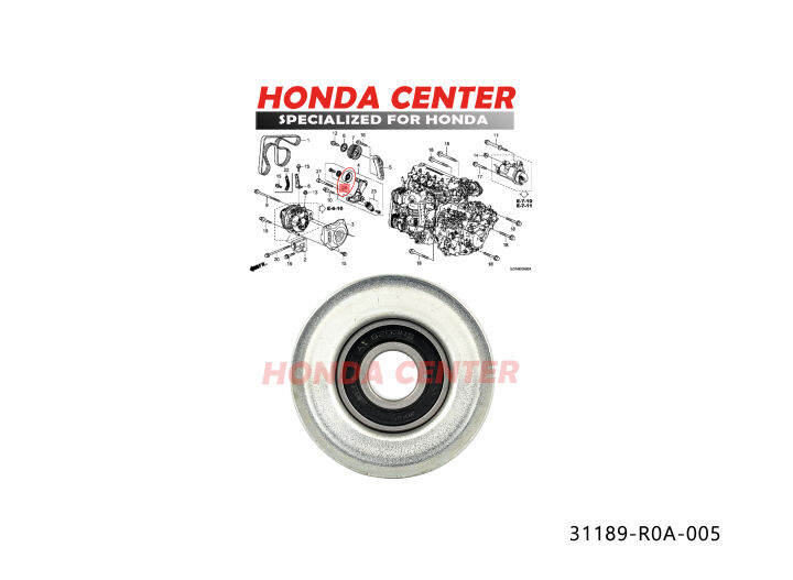 puli pully pulley tensioner civic crv hrv 2006 2007 2008 2009 2010 2011