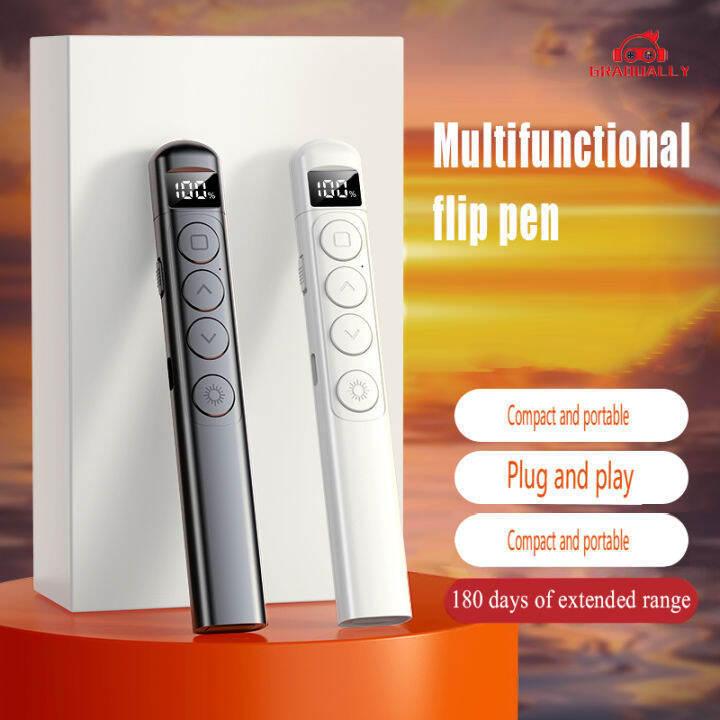 Presentation ClickerLaser Pointer for Presentations, Rechargeable Wireless Presenter Remote