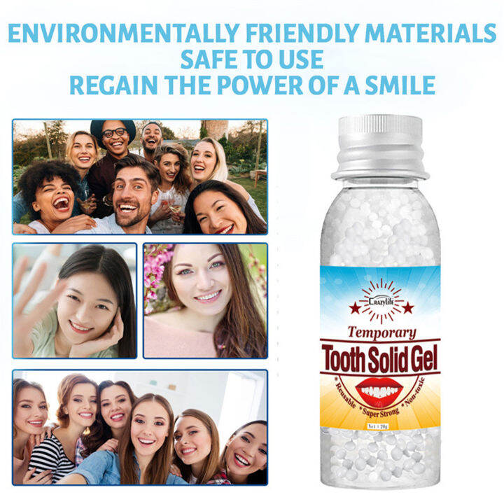 Shapeable Dental Cement Adult Temporary Tooth Repair Cement for Crowns & Bridges Filling Lazada PH