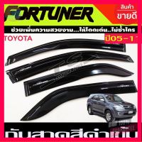 ⭐5.0 | 99+ชิ้น กันสาด คิ้วกันสาด สีดำเข้ม โตโยต้า ฟอจูนเนอร์ TOYOTA FORTUNER 2005 -2014 รองรัการคืนสินค้า ชิ้นส่วนสำหรับติดตั้งบนมอเตอร์ไซค์