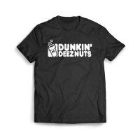 เสื้อผ้าผชเสื้อยืด พิมพ์ลาย Dunkin Deez NutsS-5XL  7MJV