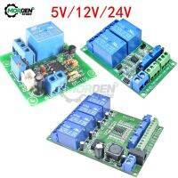 (SQIU)LM393โมดูลรีเลย์เปรียบเทียบแรงดันไฟฟ้า5V/12V/24V บอร์ดเปรียบเทียบโวลต์ช่อง1/2/4สำหรับการปรับเปลี่ยนวงจรไฟฟ้ายานยนต์