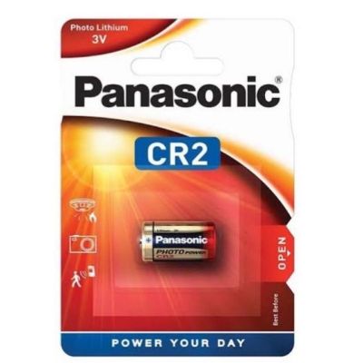 (แพคเกจ EU) ถ่าน Panasonic Cr2 Lithium 3V 1ก้อน ของใหม่ ของแท้  เหมาะสำหรับกล้อง ไฟฉาย และอุปกรณ์อิเล็กทรอนิคส์อื่นๆ (ชาร์จไม่ได้ ใช้หมดแล้วทิ้ง)
