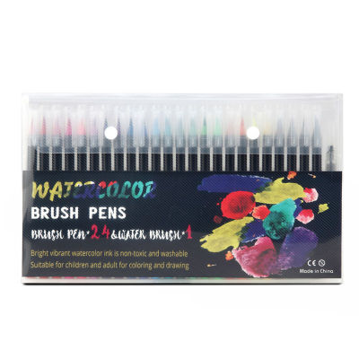 122072 Color Watercolor Brush Pens Art Marker for Drawing Scrapbooking Lettering Manga Calligraphy Sketching School Supplies