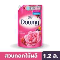 Downy | ดาวน์นี่ น้ำยาปรับผ้านุ่มสูตรเข้มข้น สวนดอกไม้ผลิ แบบเติม 1.2 ลิตร