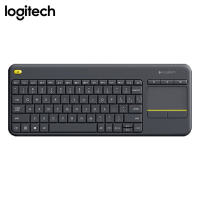 Logitech คีย์บอร์ด K400 Plus,คีย์บอร์ดไร้สาย2.4GHz แบบสัมผัสระยะ10เมตร