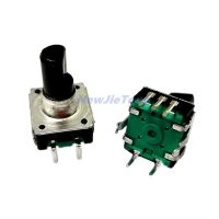 ☒ 5pcs EC12 360 Degree Rotary Encoder RE12 Audio Encoder Coding 5Pin 24 Position With Push Button Switch Handle Length 15MM