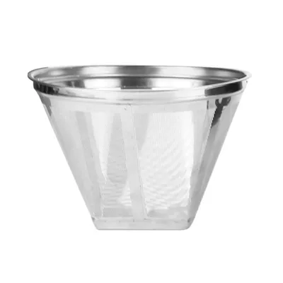Stainless Steel Reusable Cone Shape Coffee Filter Dripper Strainer Mesh Basket 19QE