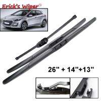 ชุดใบปัดน้ำฝนที่ปัดน้ำฝนด้านหลังที่ปัดน้ำฝนของ Erick สำหรับ I30 Hyundai Gd Elantra Gt 2012 2013 2014 2015 2016 2017กระจกหน้า26 "14" 13"