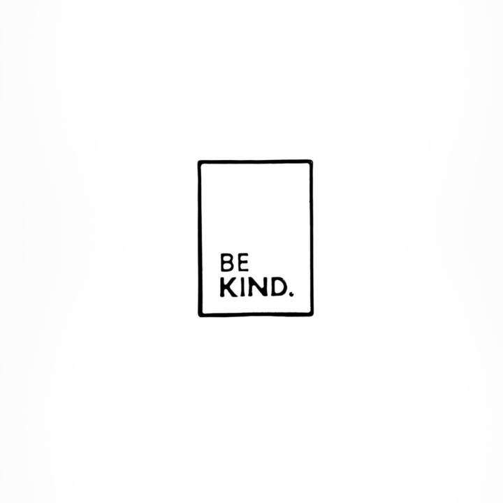 ข้อความสื่อความหมาย Be kind เข็มหมุดพิน (Pin) สำหรับตกแต่งกระเป๋า และ