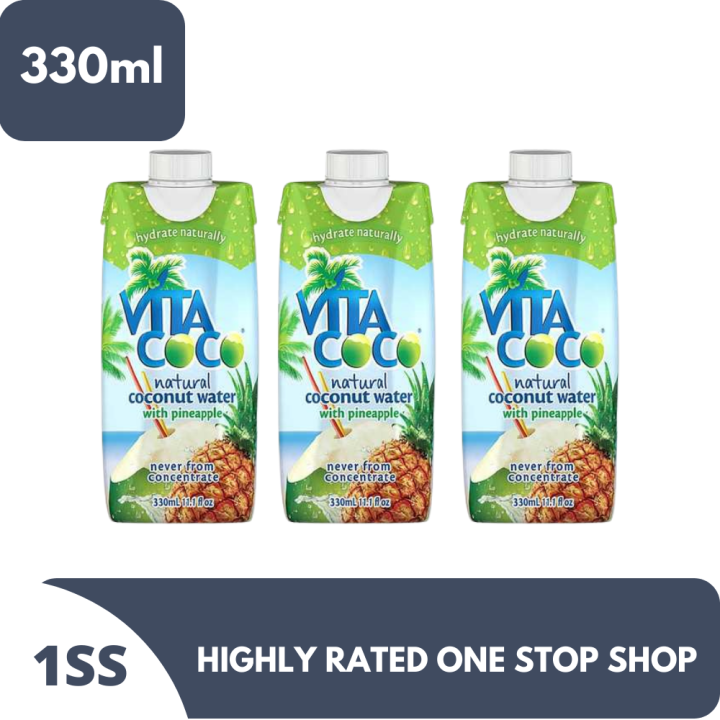 Vita Coco Coconut Water Pineapple 330ml x 3 Lazada PH