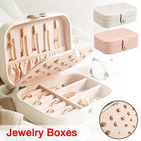 Dailylmall  กล่องเก็บเครื่องประดับ Jelwery case box สามารถใส่เครื่องประดับ ต่างหู สร้อยคอ สร้อยข้อมือ นาฬิกา ฯลฯ อุปกรณ์จัดเก็บบนโต๊ะเครื่องแป้ง