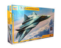 พลาสติก โมเดล ประกอบ zvezda สเกล1/72 Russian fifth-generation fighter Su-57 ZV-7275