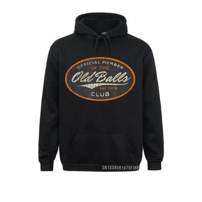 Para Hombre es divertido cumpleaños 40 Est. Sudadera con capucha para hombre, prenda deportiva con estampado de Old Balls Club, para fiesta del Día de la madre, uso oficial, 1979