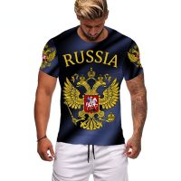 2023 Summer Russian Style Men Fashion T Shirts Oversized Loose Clothes Vintage Short Sleeve Letter Printed O Collared Tshirt Children