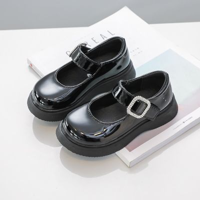 Girls Loafers 2022 Spring and Summer Shallow New Japanese Princess Versatile UK Uniform Shallow Leather Shoes for School Simple