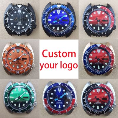 hot【DT】 42.5mm nh35 case logo nh36 NH35 watch movement with bezel sapphire glass accessories parts