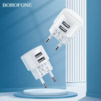 BOROFONE 5โวลต์2.4A ชาร์จ USB คู่สหภาพยุโรปเสียบค่าใช้จ่ายได้อย่างรวดเร็วผนังชาร์จศัพท์มือถือชาร์จมินิอะแดปเตอร์ชาร์จสำหรับ .