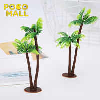 Plastic Artificial Plant Mini Coconut Tree Wedding Party Cake Decorating Tool