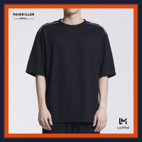 (PAINKILLER) LURE OVERSIZED T-SHIRT เสื้อยืดแขนสั้นชาย โอเวอร์ไซส์ เสื้อผ้าผู้ชาย เพนคิลเลอร์ Oversized T-shirt Menswear PAINKILLER AW20 ทุกวัน รีด