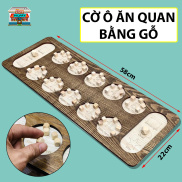 Đồ Chơi Trẻ Em - Cờ Ô Ăn Quan Bằng Gỗ , Bộ Cờ Ô Ăn Quan , Bàn Cờ Ô Ăn Quan