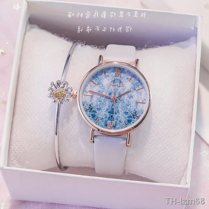 นาฬิกา-นาฬิกาในประเทศในการออกแบบเฉพาะช่วงฤดูร้อนย้อนยุคของผู้หญิงรุ่นจักรวาลเต็มไปด้วยดวงดาวบนท้องฟ้าซีรีส์ยูนิคอร์นนักเรียนมัธยมต้น