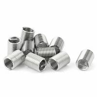 10pcs Fastening Thread Insert Set Stainless Steel Repair Tool Insert Kit Spiral Wire Screw Sleeve Wear M6