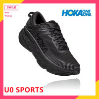 Hoka หนึ่งรองเท้าวิ่งสำหรับผู้ชาย BONDI 7ดูดซับแรงกระแทกรองเท้ากีฬาลำลองรองเท้ากีฬาสำหรับออกกำลังกายขนาด40-45