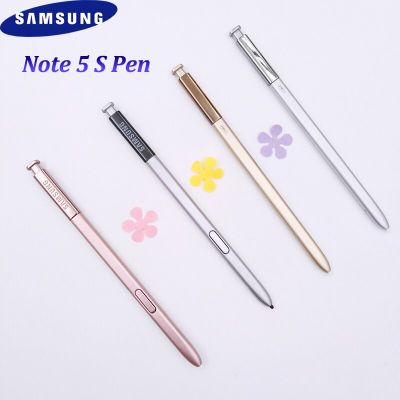 ต้นฉบับเหมาะสำหรับ Samsung Note5ปากกาสไตลัส S Pen เหมาะสำหรับ Samsung Galaxy Note 5 SM-N9200 N9208 N9209ปากกาการเปลี่ยนหน้าจอแบบสัมผัสพร้อมโลโก้