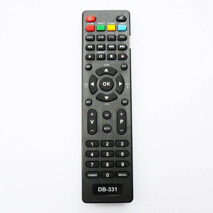 รีโมทใช้กับกล่องดิจิตอลทีวี-โซเคน-รุ่น-db-331-remote-for-soken-db-331-รีโมททีวี-รีโมทแอร์-รีโมท-รีโมด