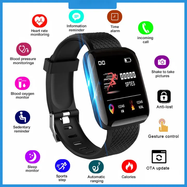 【Ready Stock】Smart Watch Smart celet Electronics Smart Fitness Wrist