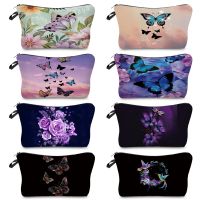 【jw】♤№  Printed Fashion Womens Practical School Cases Storage Ladies Makeup