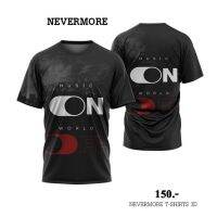 2023 newNEVERMORE T-SHIRT 3D ใส่ได้ทั้งชายและหญิง