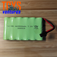 แบตเตอรี่​ชาร์จ​ 7.2V 3500mAh แจ๊ค​ดำ สำหรับ​ของเล่น​บังคับ​ (คนไทยขาย คนไทยส่งครับ)