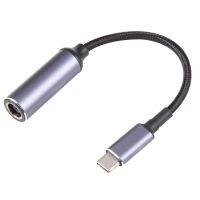 สายเคเบิลตัวแปลงเกลียวไนลอนของผู้หญิง6มม.,USB-C/ประเภท C ตัวผู้เป็นตัว7.4x0