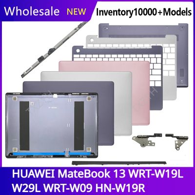 For HUAWEI MateBook 13 WRT-W19L W29L WRT-W09 HN-W19R Laptop LCD back cover Front Bezel Hinges Palmrest Bottom Case A B C D Shell