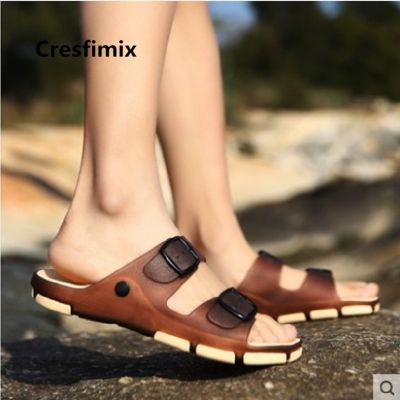 ขายดีที่สุด ioztt2023 - /┋✘ Cresfimix Sandalias Male Fashion on Beach Sandals Men Anti Skid Sandal Shoes E3498