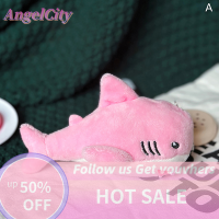 ?AngelCity จี้ห้อยคอรูปสัตว์ทะเลน่ารักรูปสัตว์ฉลามตุ๊กตายัดไส้ตุ๊กตาขนาดเล็กพวงกุญแจกระเป๋าจี้ของขวัญวันเกิดรถ