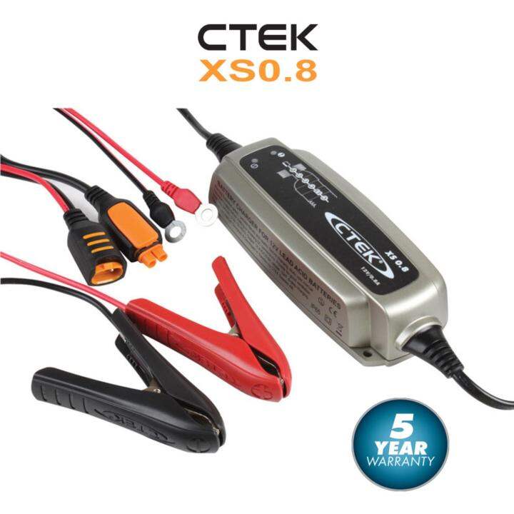 CTEK XS 0.8 Smart Battery Charger Lazada
