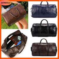 CHINHOUU จุได้มาก กระเป๋าเดินทาง holdall แบบพกพาได้ การเดินทางเพื่อธุรกิจ PU หนัง Duffle ของใหม่ กระเป๋าใส่ของ กระเป๋าถือแบบถือ ชายหญิง