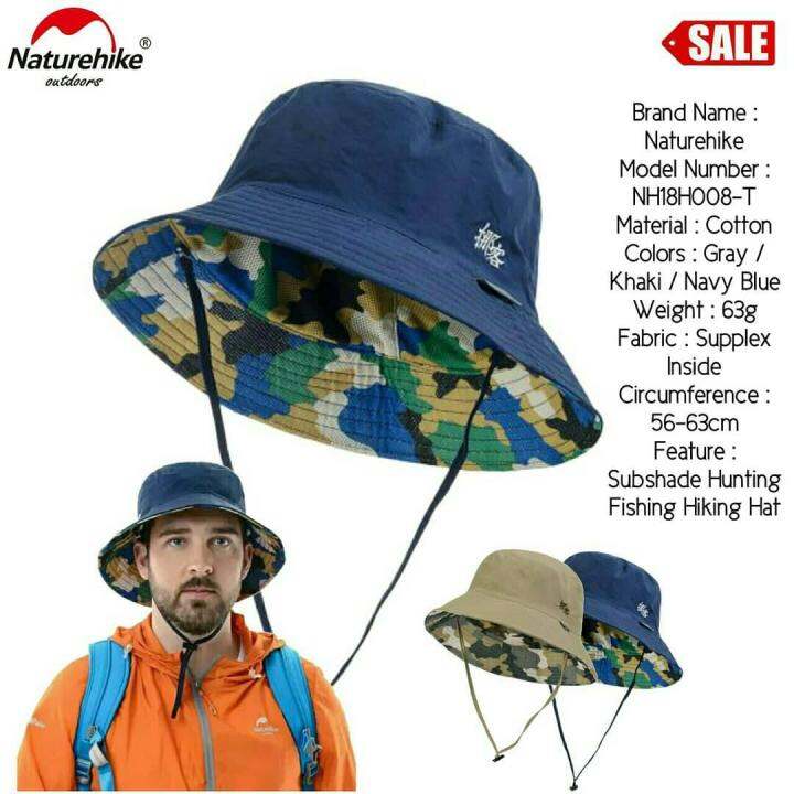 หมวกพับได้-น้ำหนักเบา-naturehike-outdoor-cap-ht08-รับประกันของแท้ศูนย์ไทย