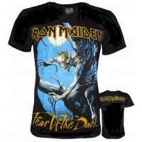 New Iron Maiden FEARofTheDARK THE MAXX เสื้อวงร็อค ไซส์ S M L XL 2023