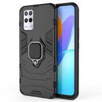 เคส  Realme 9 5G Case ชุดเกราะกันกระแทก Slim Rugged Hybrid Hard Plastic + Tpu Bracket Magnet 360 Ring Holder ฝาหลัง