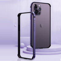 แสงที่หรูหราโลหะอลูมิเนียมแข็งสำหรับ iPhone 14 13 12 11 Pro Max เคสแบบบั้มเปอร์สำหรับ iPhone XR Xs Max 14 Plus